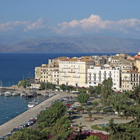 Costa Deliziosa Docking at the Port of Corfu