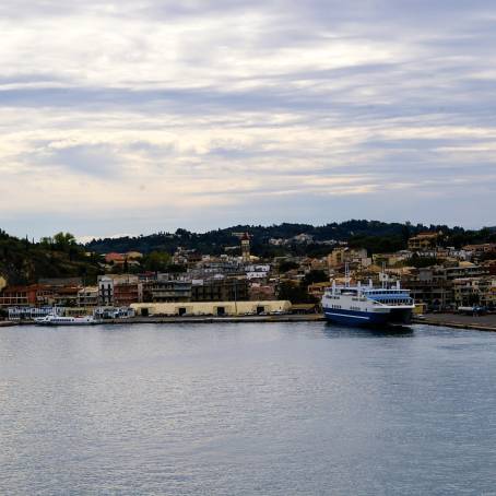 Costa Deliziosa Maneuvering in Corfu Port