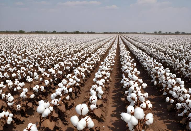 Cotton Fields in Harvest Mode  Fields Ready for Cotton Collection