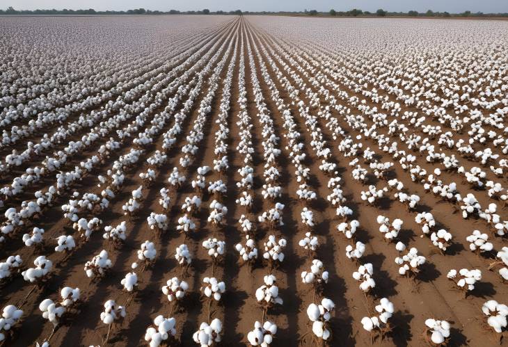 Cotton Fields Ready for Harvesting  A Farmers Dream