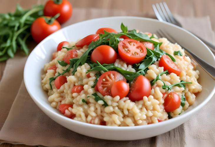 Creamy Tomato and Arugula Risotto An Italian Classic with a Twist