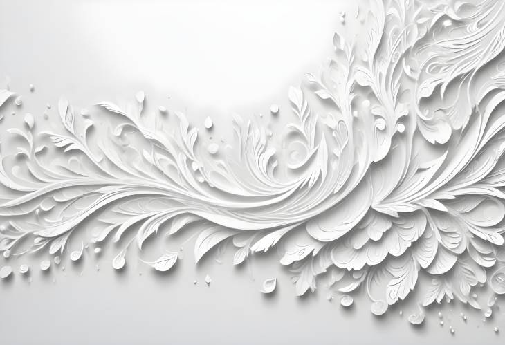 Creative Banner Design with White Background and Beautiful Abstract Pattern