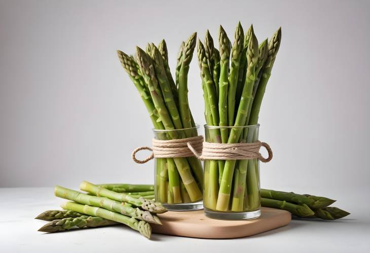 Crisp Fresh Asparagus with Green Juice A Healthy Pairing