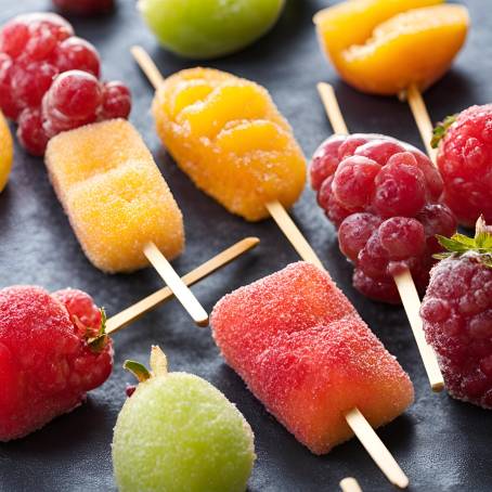 Crispy and Sweet Sugar Coated Fruit on a Stick A Delicious Snack