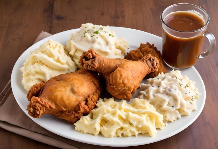 Crispy Fried Chicken with Comfort Sides