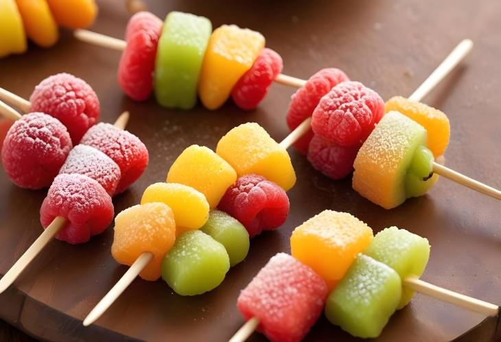 Crunchy Sugar Coated Fruit on a Stick A Sweet and Crispy Delight for Everyone