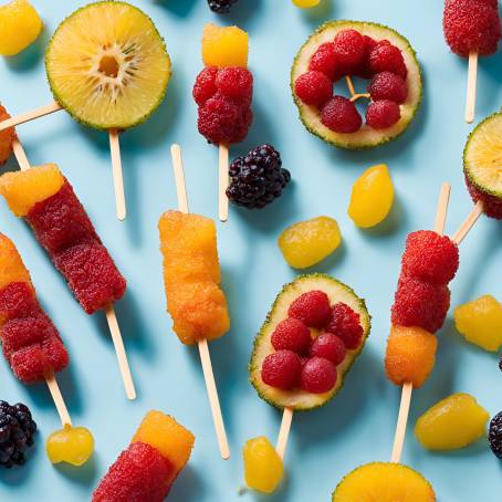 Crunchy Sugar Coated Fruit on a Stick A Sweet Treat for All Ages