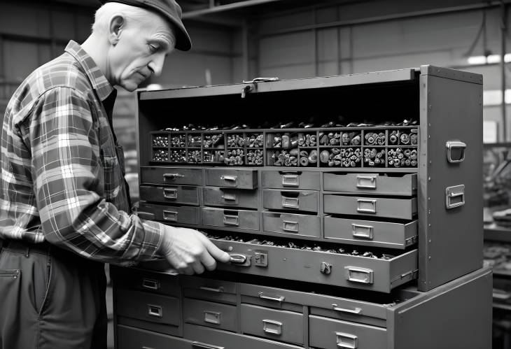 Customizable Storage Box for Bolts, Nuts, and Screws with Removable Dividers