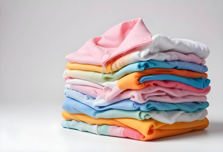 Cute and Colorful Baby Clothes A Playful Pile