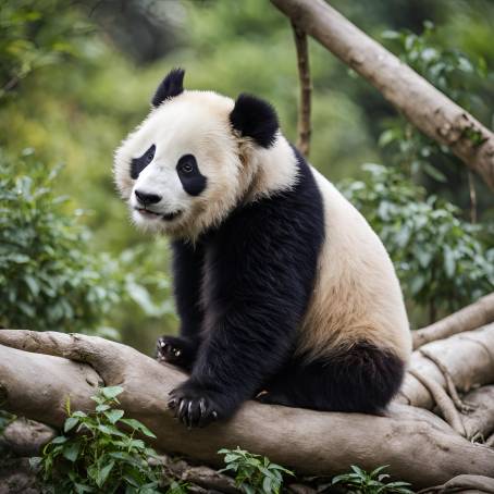 Cute Young Chinese Panda in Sichuan A Heartwarming Sight