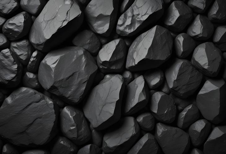 Deep and Rich Dark Stone Rock Background with Rugged Surface Texture