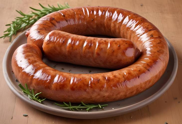 Delectable Cumberland Sausage Coiled Pork with Spicy Pepper and Seasonings