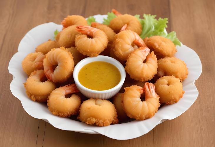 Deliciously Crispy Fried Shrimp Golden Breaded and Deep Fried for Maximum Flavor