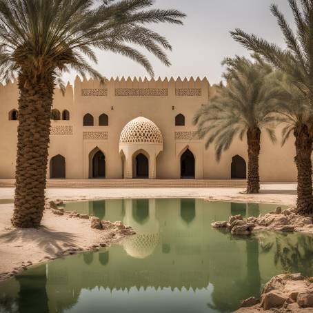 Desert Oasis in Al Ain A UNESCO World Heritage Site, UAE