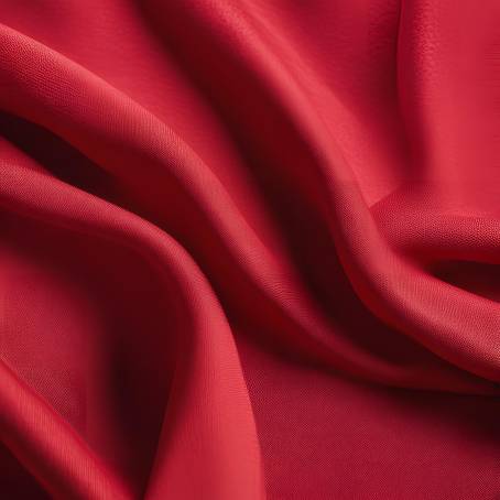 Detailed Red Fabric Close Up High Resolution Textile with Rich Texture