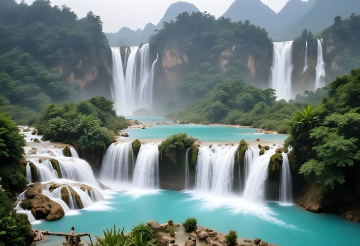 Detian Waterfall A Natural Jewel on the Vietnam China Border with Breathtaking Views