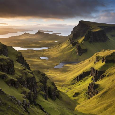 Discover Quiraing Landslip Majestic Mountain Landscape on Isle of Skye