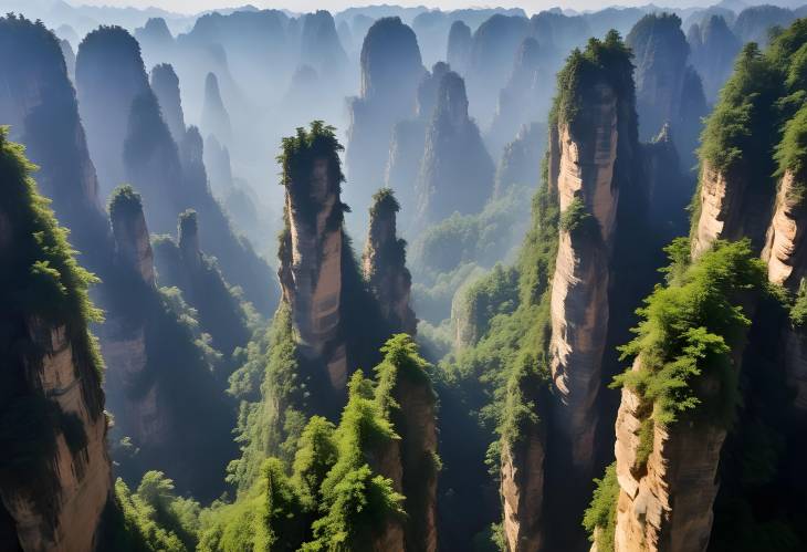 Discover Zhangjiajies Natural Mountain Scenery Iconic Peaks and Scenic Wonders in China