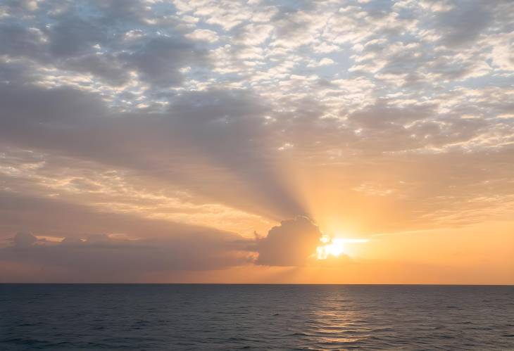 Dramatic Sunrise Over Al Khobar Seaside