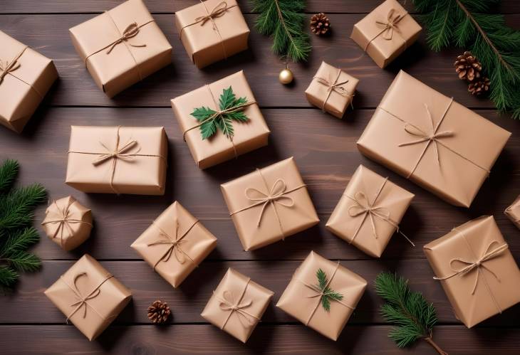 Eco Friendly Christmas Wrapping Kraft Paper and Zero Waste Gifts