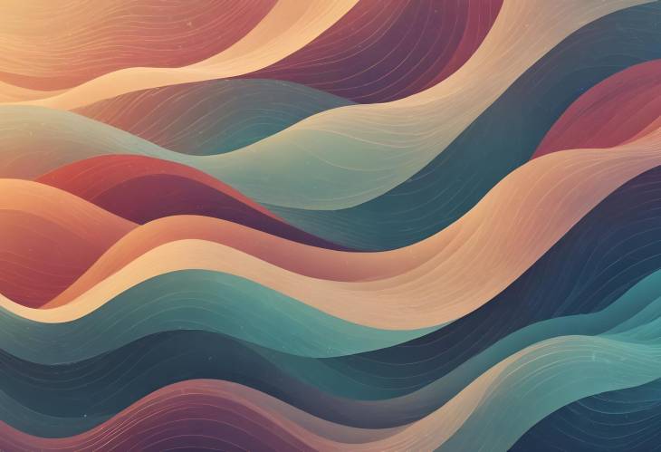 Elegant Abstract Background Featuring Chromium Waves and Glossy Texture