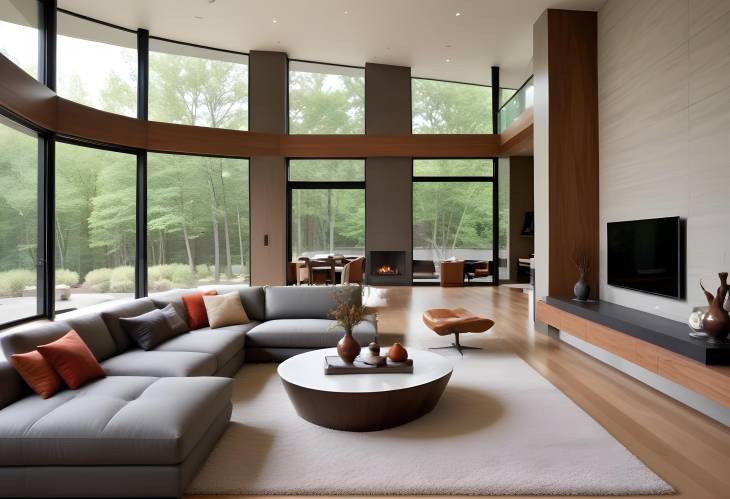 Elegant and Stylish Modern Living Room Contemporary Design and Chic Furnishings