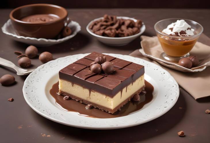 Elegant Italian Chocolate Dessert with Traditional Richness and Layers