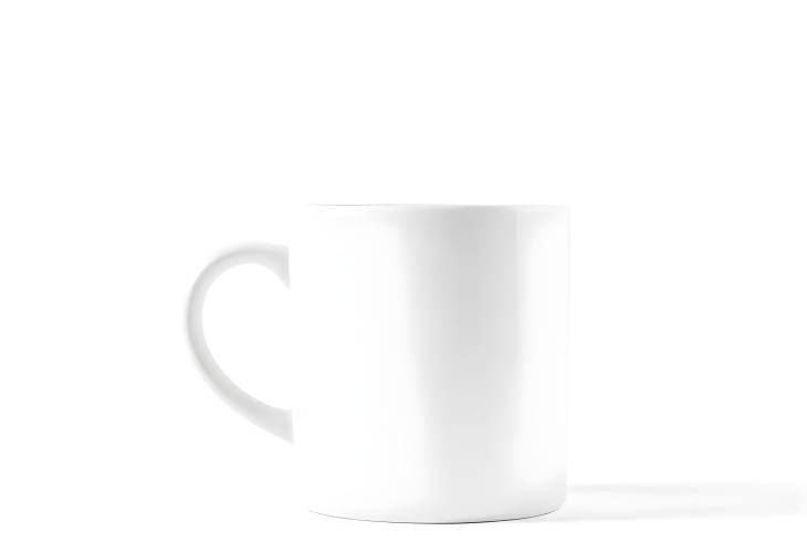 Elegant White Mug Mockup for Product Presentation