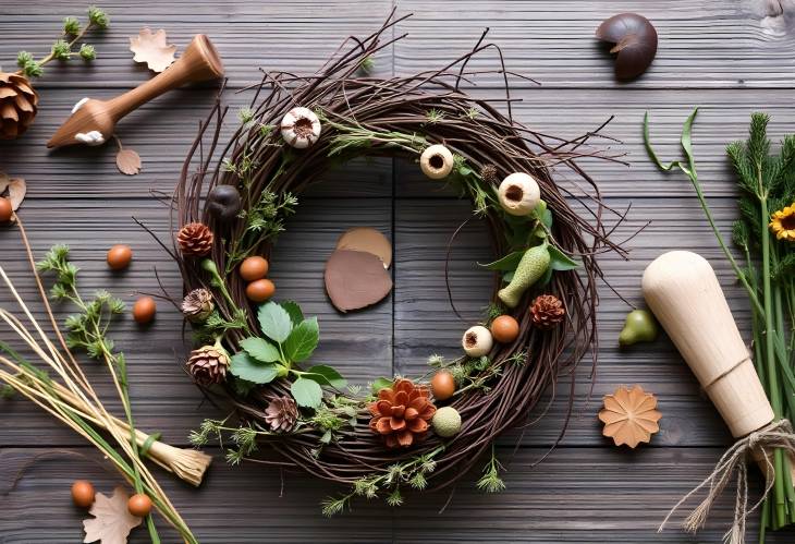 Embracing Nature DIY Nature Wreath Making