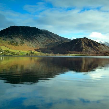 Ennerdale Water The Epitome of Spring Reflections