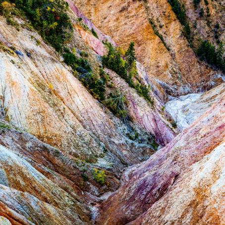 Erosion and Landslide Damage Collapsed Roads and Cliff Erosion