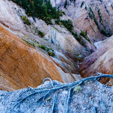 Erosion and Landslides Collapsed Roads and Crumbling Cliffside