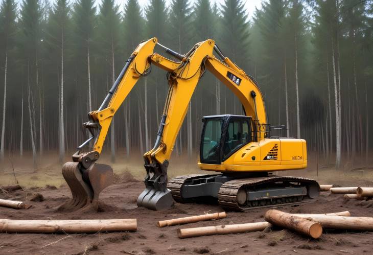 Excavator Grapple and Backhoe with Forest Clamp Timber Crane and Hydraulic Grab Loader for Efficie