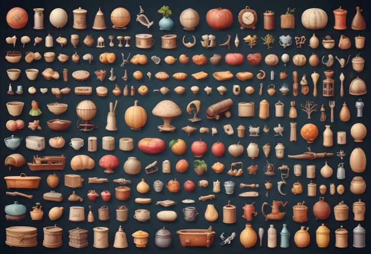 Expand Your Design Library with 60 Isolated Objects Essential Resources for Creatives