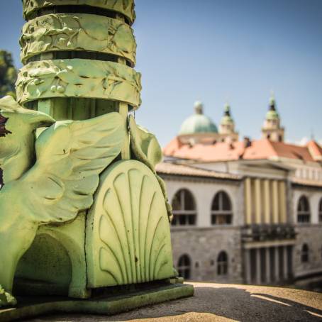 Experience the Charm of Dragon Bridge in Ljubljana