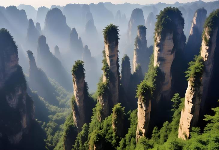 Experience Zhangjiajies Natural Beauty Majestic Mountains and Unique Scenery in China