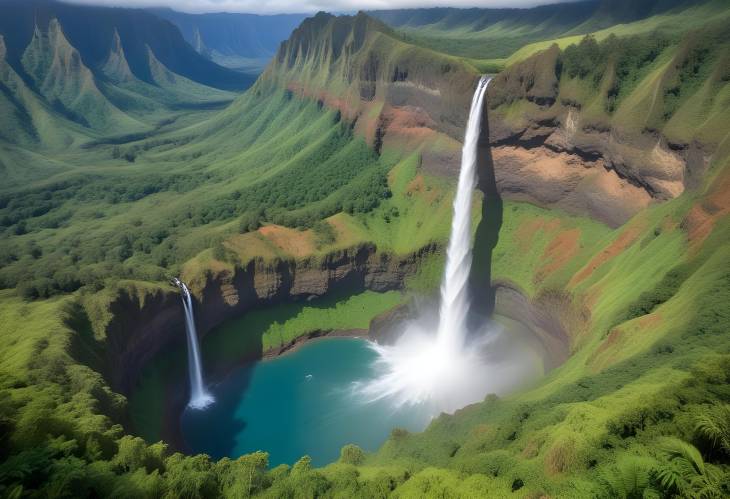 Explore Manawaiopuna Falls Jurassic Park Filming Location Only Seen from Air