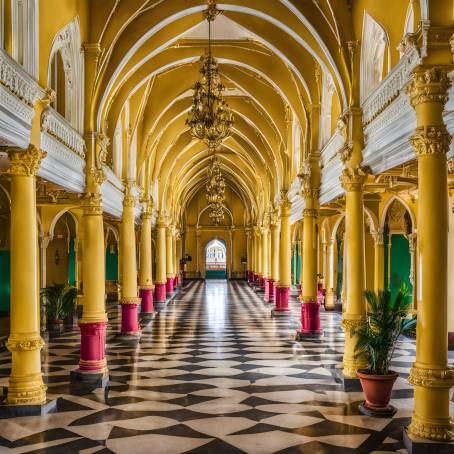 Explore Mysore Palace Karnataka Colorful Halls and Historic Royal Interiors, India