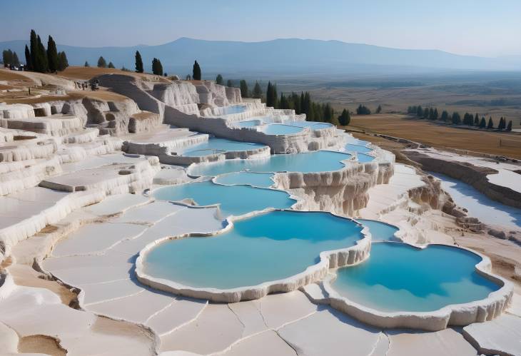 Explore Pamukkales Travertine Pools and Terraces Turkeys Cotton Castle in Denizli