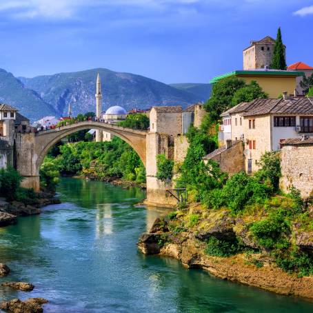 Explore Stari Most Historic Old Bridge of Mostar, Bosnia