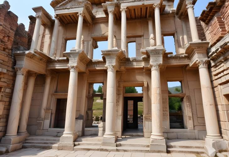 Explore the Celsus Library  Ancient Roman Ruins in Ephesus, Selcuk, Turkey