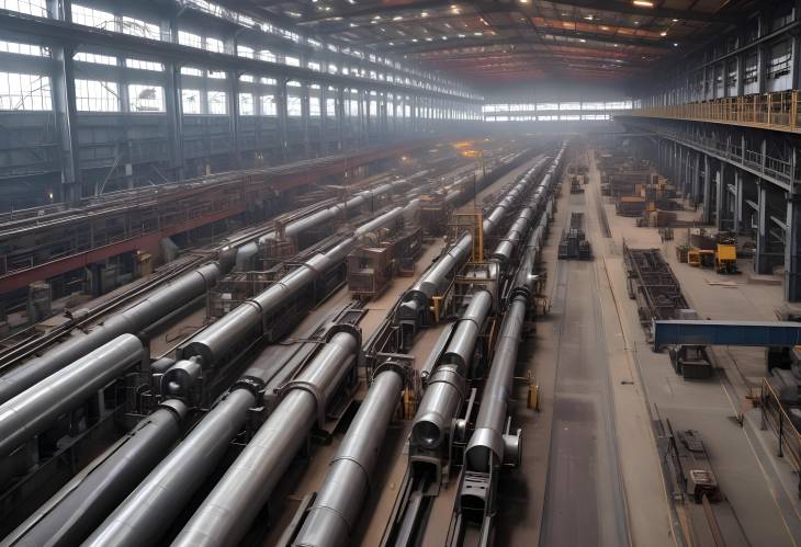 Exploring the Infrastructure of Large Steel Processing Plants