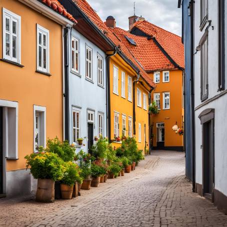 Exploring Ystad Colorful Traditional Swedish Streets and Historic Architecture