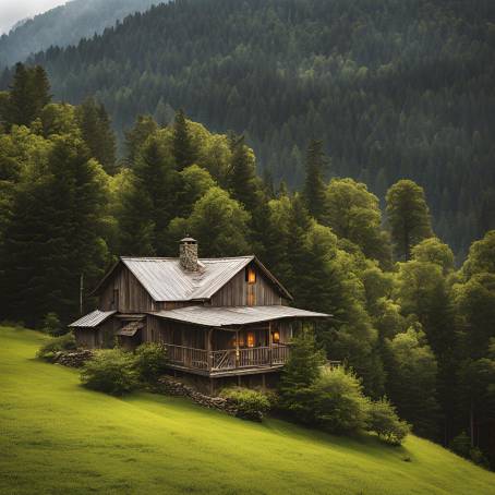 Farmhouse Bliss Natures Beauty in the Mountains