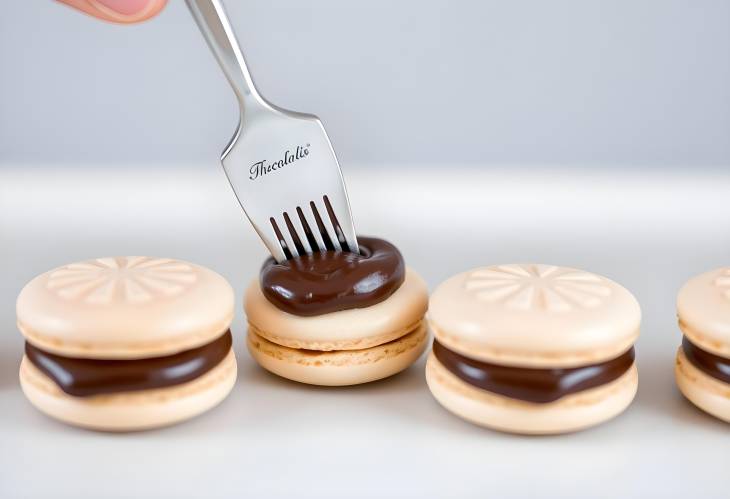 Filling French Macarons with Rich Dark Chocolate Ganache A Perfect Combination