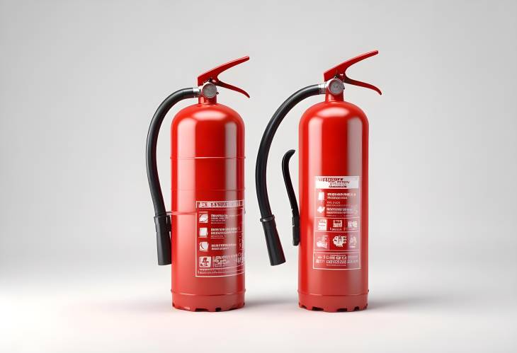 Fire Extinguisher 3D Illustration of a Key Fire Safety Tool