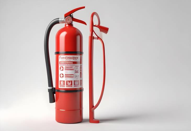 Fire Extinguisher 3D Illustration of an Essential Safety Tool