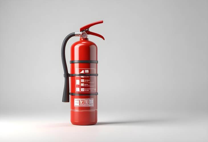 Fire Extinguisher in 3D Essential for Home and Workplace Safety