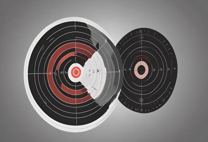 Five Types of Vector Round Targets for Air Guns  Ideal for Shooting Practice