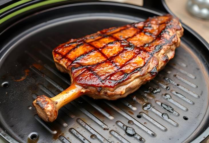 Flame Grilled Tomahawk Steak on Cast Iron The Essence of Barbecue